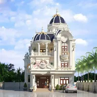 Phối cảnh mẫu 36: biệt thự lâu đài cổ điển