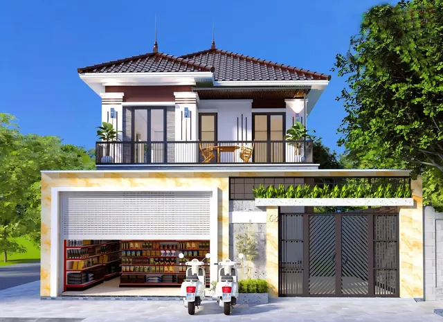 Mẫu nhà 15 Gia Khánh đã thi công – góc nhìn 1