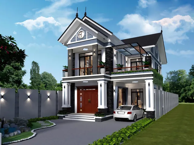 Mẫu nhà 05 Gia Khánh đã thi công – góc nhìn 1