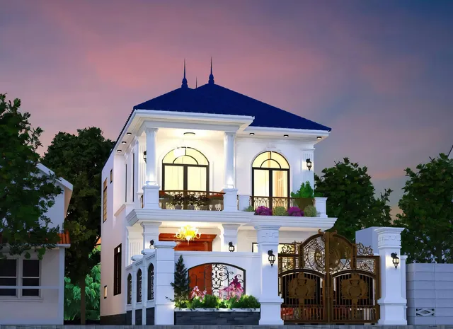 Mẫu nhà 09 Gia Khánh đã thi công – góc nhìn 1