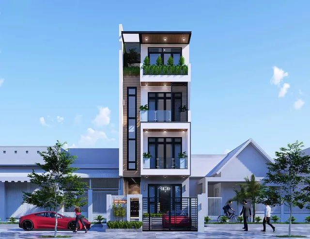 Mẫu nhà 27 Gia Khánh đã thi công – góc nhìn 1