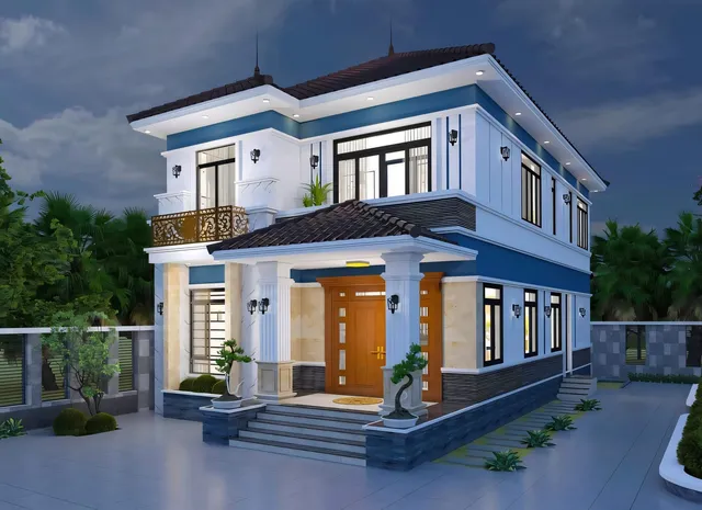 Mẫu nhà 10 Gia Khánh đã thi công – góc nhìn 1