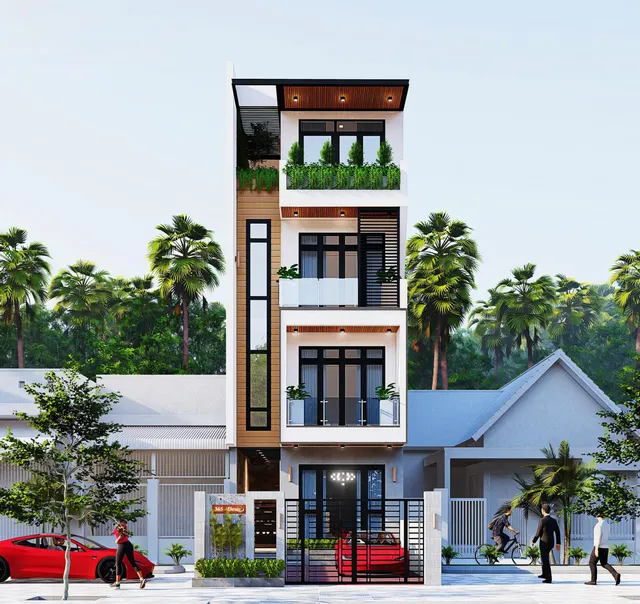 Mẫu nhà 27 Gia Khánh đã thi công – góc nhìn 2