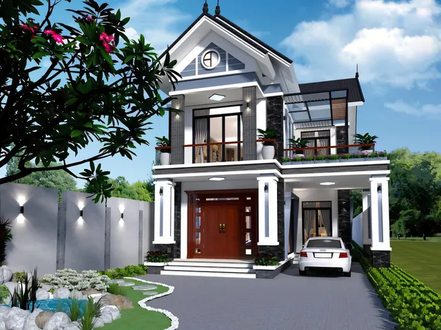 Mẫu nhà 05 Gia Khánh đã thi công – góc nhìn 2