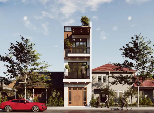 Mẫu nhà 21 Gia Khánh đã thi công – góc nhìn 2