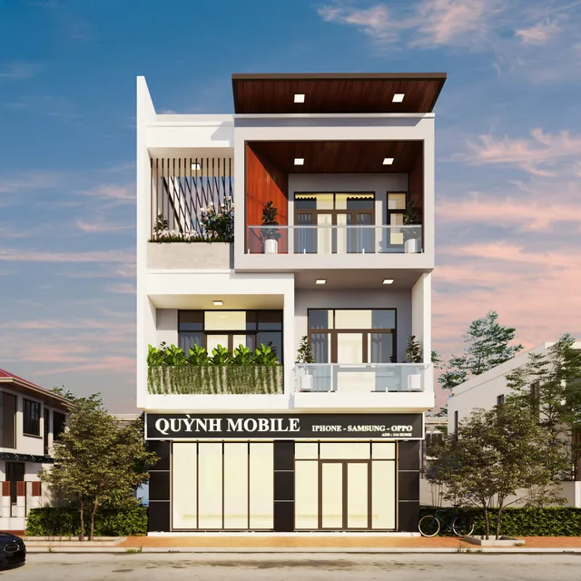 Mẫu nhà 42 Gia Khánh đã thi công – góc nhìn 2
