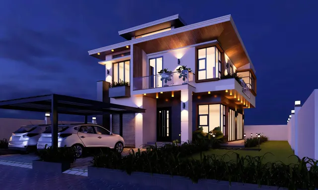 Mẫu nhà 18 Gia Khánh đã thi công – góc nhìn 2