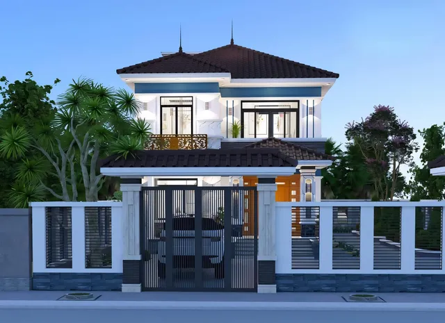 Mẫu nhà 10 Gia Khánh đã thi công – góc nhìn 2