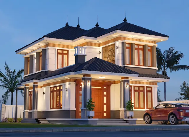 Mẫu nhà 01 Gia Khánh đã thi công – góc nhìn 2