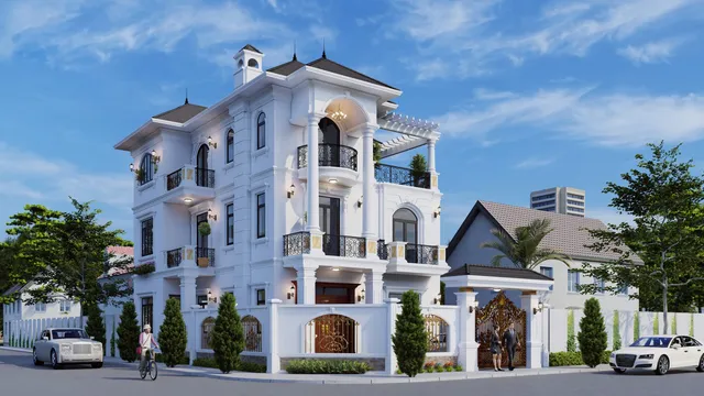Mẫu nhà 19 Gia Khánh đã thi công – góc nhìn 2