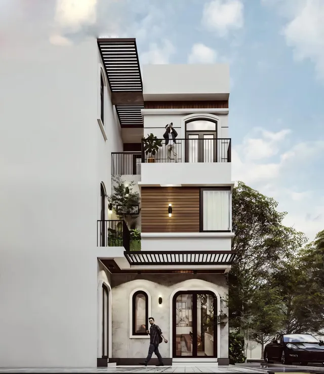 Mẫu nhà 35 Gia Khánh đã thi công – góc nhìn 3