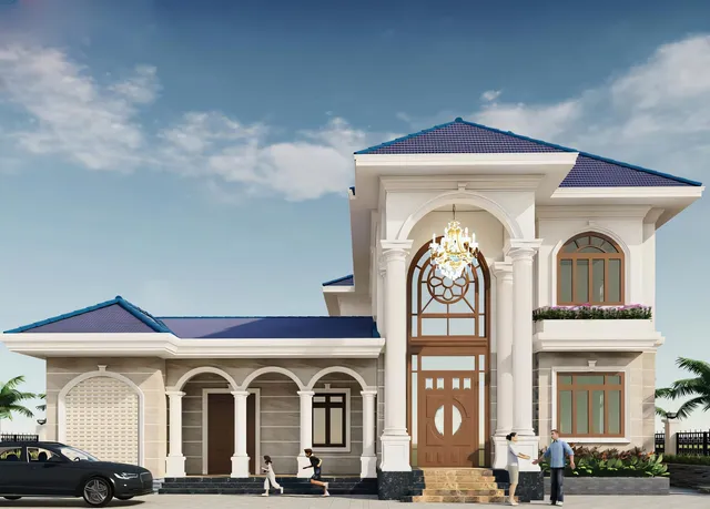 Mẫu nhà 24 Gia Khánh đã thi công – góc nhìn 3